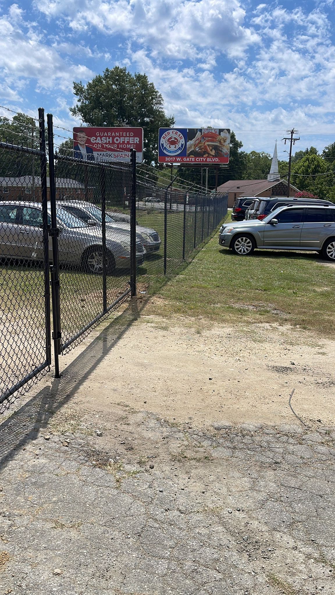 Chain-Link fencing installed by Delgado Fence